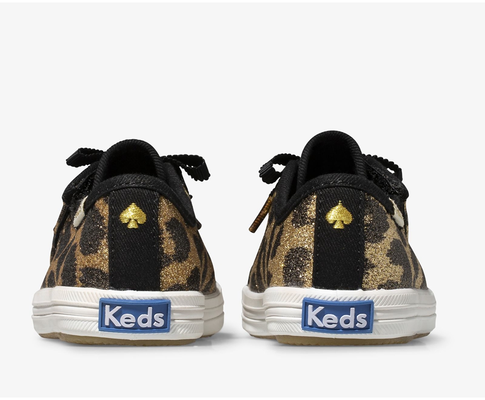 Zapatillas Keds Niños Leopardo - Kate Spade New York Kickstart Jr. Glitter Leopard - 270-KWIZOX